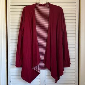 41 Hawthorn Potina draped reversible cardigan